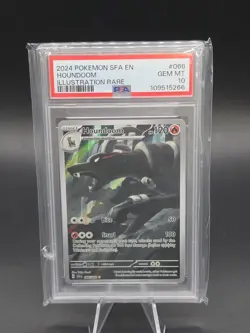 2024 Pokemon Houndoom Illustration Rare 066/064 PSA 10 Gem Mint Scarlet & Violet - Image 1