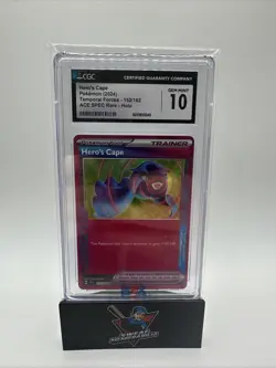 Pokemon 2024 Temporal Forces Hero's Cape 152/162 Ace Spec Rare Holo CGC 10 - Image 3