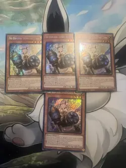 X4 Yugioh Tri-Brigade Springans Kitt BPRO-EN025 - Image 1