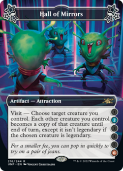 Hall of Mirrors (2-6) FOIL Unfinity NM Artifact Rare MAGIC MTG CARD ABUGames - Image 1