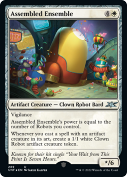 Assembled Ensemble (289 Galaxy) FOIL Unfinity NM Artifact Uncommon CARD ABUGames - Image 1