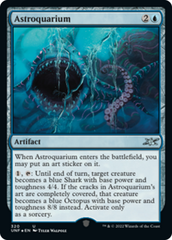Astroquarium (320 Galaxy) FOIL Unfinity NM Artifact Uncommon MAGIC CARD ABUGames - Image 1
