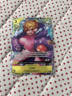 LILITH SUPER RARE ALT ART OP07-111 One Piece TCG English Parallel Foil Card - Image 1