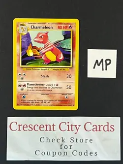 1999-2000 4th Print Charmeleon Base Set 24/102 - Pokemon Card MP - Image 1