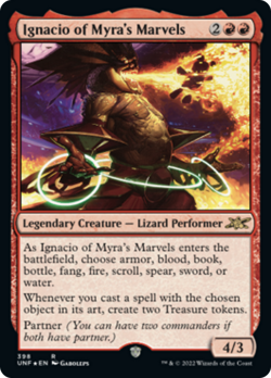 Ignacio of Myra's Marvels (398 Galaxy) FOIL Unfinity NM Rare CARD ABUGames - Image 1