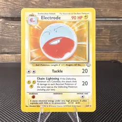 Pokemon Electrode 2/64 Jungle Holo Rare Unlimited 90 HP Card 1999 English - Image 1