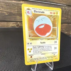Pokemon Electrode 2/64 Jungle Holo Rare Unlimited 90 HP Card 1999 English - Image 2