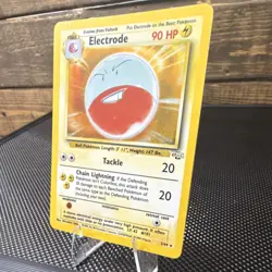Pokemon Electrode 2/64 Jungle Holo Rare Unlimited 90 HP Card 1999 English - Image 3