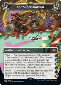 The Superlatorium (2-3-6) FOIL Unfinity NM Artifact Uncommon MAGIC CARD ABUGames - Image 1