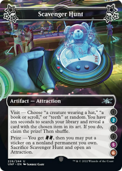 Scavenger Hunt (2-5-6) FOIL Unfinity NM Artifact Uncommon MAGIC CARD ABUGames - Image 1