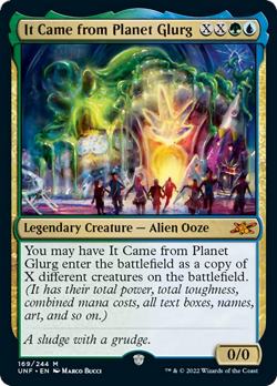 It Came from Planet Glurg (169) FOIL Unfinity NM Mythic Rare CARD ABUGames - Image 1