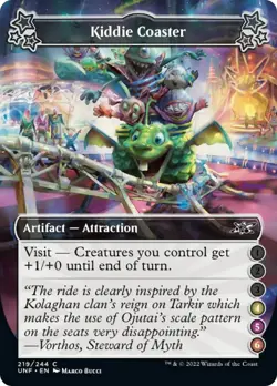 Kiddie Coaster (4-5-6) FOIL Unfinity NM Artifact Common MAGIC MTG CARD ABUGames - Image 1