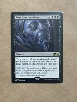 Peer into the Abyss MTG - M21 #117/274 - Image 1
