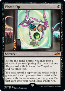Photo Op Unfinity NM Sorcery Mythic Rare MAGIC GATHERING CARD ABUGames - Image 1
