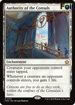 Authority of the Consuls- (NM)-*Foil*-EN-[FDN - 137] - Image 1