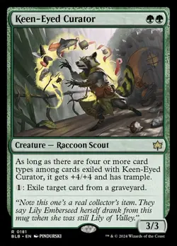 1 x Keen-Eyed Curator - Bloomburrow - NM-Mint - MTG - Image 1