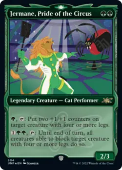 Jermane, Pride of the Circus (504 Showcase Galaxy) FOIL Unfinity NM ABUGames - Image 1