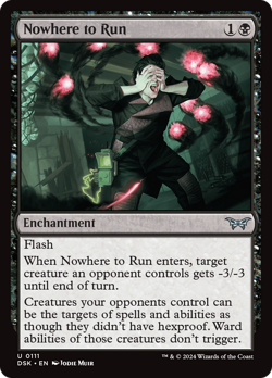 Nowhere to Run (REGULAR) x1 - MTG Duskmourn: House of Horror DSK #111 - Image 1
