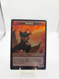 Copy/Soldier Token -Double-Sided Foil- Avatar The Last Airbender TLA mtg NM/M - Image 2