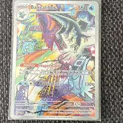Pokemon Company Baxcalibur 210/193 Paldea Evolved Illustration Rare Holo ENG - Image 3