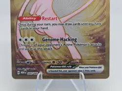 Pokemon Mew ex - 151 Gold Promo Metal Card Scarlet Violet 205/165 - English - Image 4