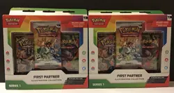 Pokemon TCG First Partner Illustration Collection Series 1 Sealed X 2 - Image 1