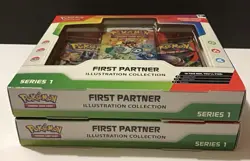 Pokemon TCG First Partner Illustration Collection Series 1 Sealed X 2 - Image 5