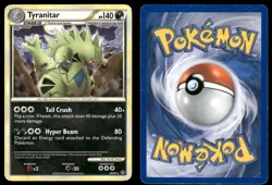 TYRANITAR 26/95 RARE HGSS UNLEASHED POKEMON MP - Image 1