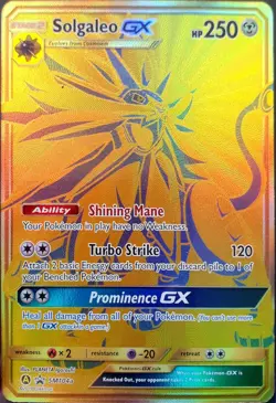 Solgaleo GX - SM104a - SM Black Star Promos DMG, English Pokemon Promos - Image 1