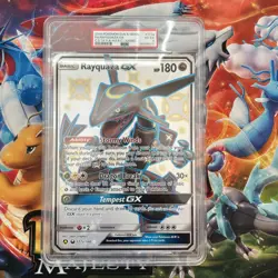 Rayquaza GX 177a/168 Jumbo Hidden Fates Premium Collection 2018 Pokemon PSA 4 - Image 1