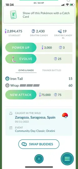 Pokemon Go Shiny Dratini - Image 2