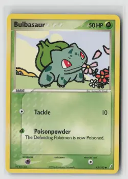 Bulbasaur #45/100 Crystal Guardians Pokemon TCG LP - Image 1