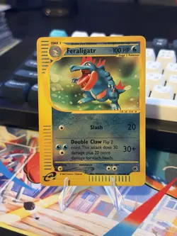 Pokemon Feraligatr #46/165 Reverse Holo Rare - 2002 Expedition Base Set NM to MT - Image 1