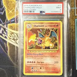 2016 Pokemon XY Evolutions #11 Charizard Holo PSA 9 MINT - Image 1