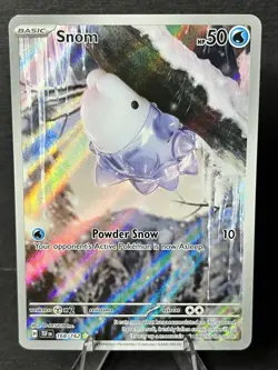 Pokemon TCG Snom Scarlet & Violet Temporal Forces 168/162 - Image 1