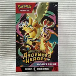 Pokemon TCG Mega Evolution Ascended Heroes Booster Bundle Box FACTORY SEALED - Image 1