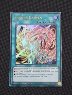 YUGIOH Sangen Kaimen 25LP-EN008 Ultra Rare - Image 1
