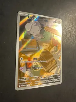 2026 Pokemon MEG Perfect Order Espurr 95 /88 Full art Holo illustration rare - Image 2