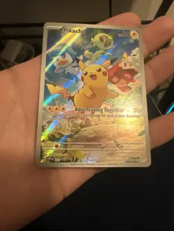 2xSEALED Pokemon Pikachu SVP 027 Scarlet & Violet Full Art Holo Black Star Promo - Image 4