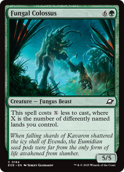 Fungal Colossus (FOIL) x1 - MTG Edge of Eternities EOE #184 - Image 1