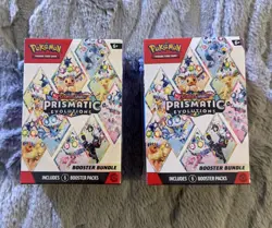 💥Pokemon TCG: (LOT OF 2) Prismatic Evolutions Booster Bundle - New/Sealed💥 - Image 1