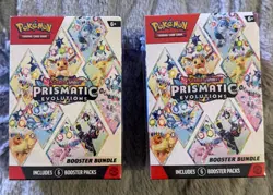💥Pokemon TCG: (LOT OF 2) Prismatic Evolutions Booster Bundle - New/Sealed💥 - Image 2