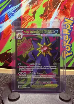 Pokemon Mega Starmie EX 102/088 POR Ultra Rare Holo - Image 1