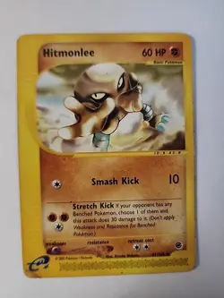 MINT Pokemon TCG Hitmonlee Expedition Base Set 81/165 Regular Uncommon - Image 1