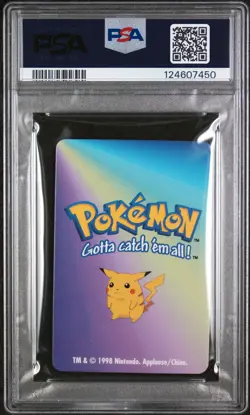 1998 KFC POKEMON CARD GAME #25 PIKACHU PSA 9 - Image 2