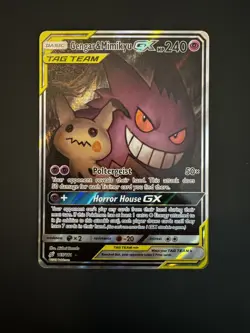 Pokemon TCG Gengar & Mimikyu GX Full Art 165/181 Team Up Ultra Rare Holo English - Image 1