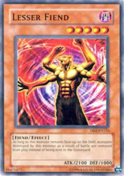 Lesser Fiend - DB2-EN126 - Common - Unlimited Edition - Lightly Played - Dark Be - Image 1
