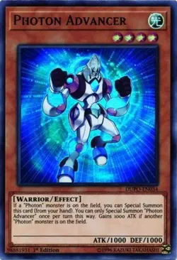 Photon Advancer - DUPO-EN034 - Ultra Rare - 1st Edition - Lightly Played - Duel - Image 1