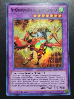Sky Galloping Gaia the Dragon Champion MIL1-EN010 Millennium Pack 1st Edition - Image 1