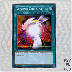 Ground Collapse - PSV-EN070 - Common Unlimited Yugioh - Image 1